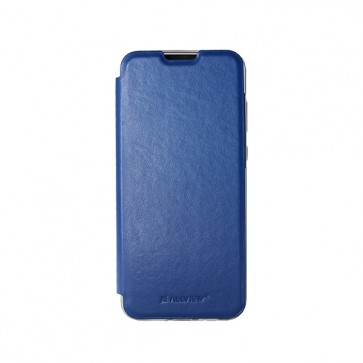 Soul X8 Style blue leather flip cover