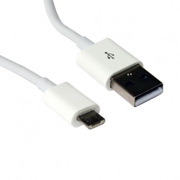 Cablu alb telefon date USB tip M